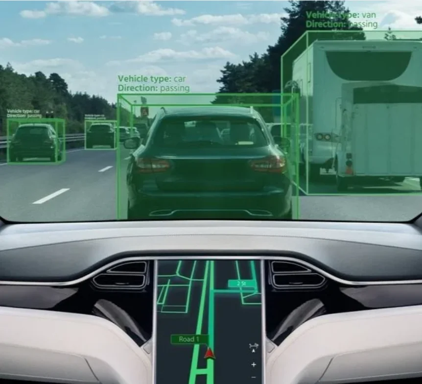 Autonomous driving annotation: 3D cuboids labelling vehicle type and direction from the driver's viewpoint